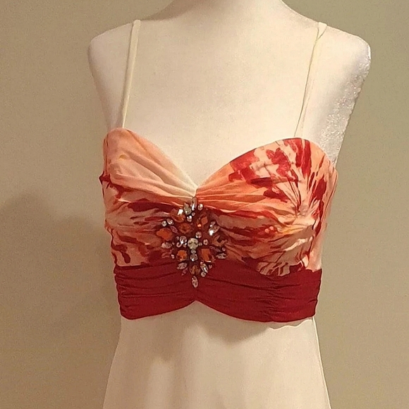 Floor length evening dress - Picture 4 of 4